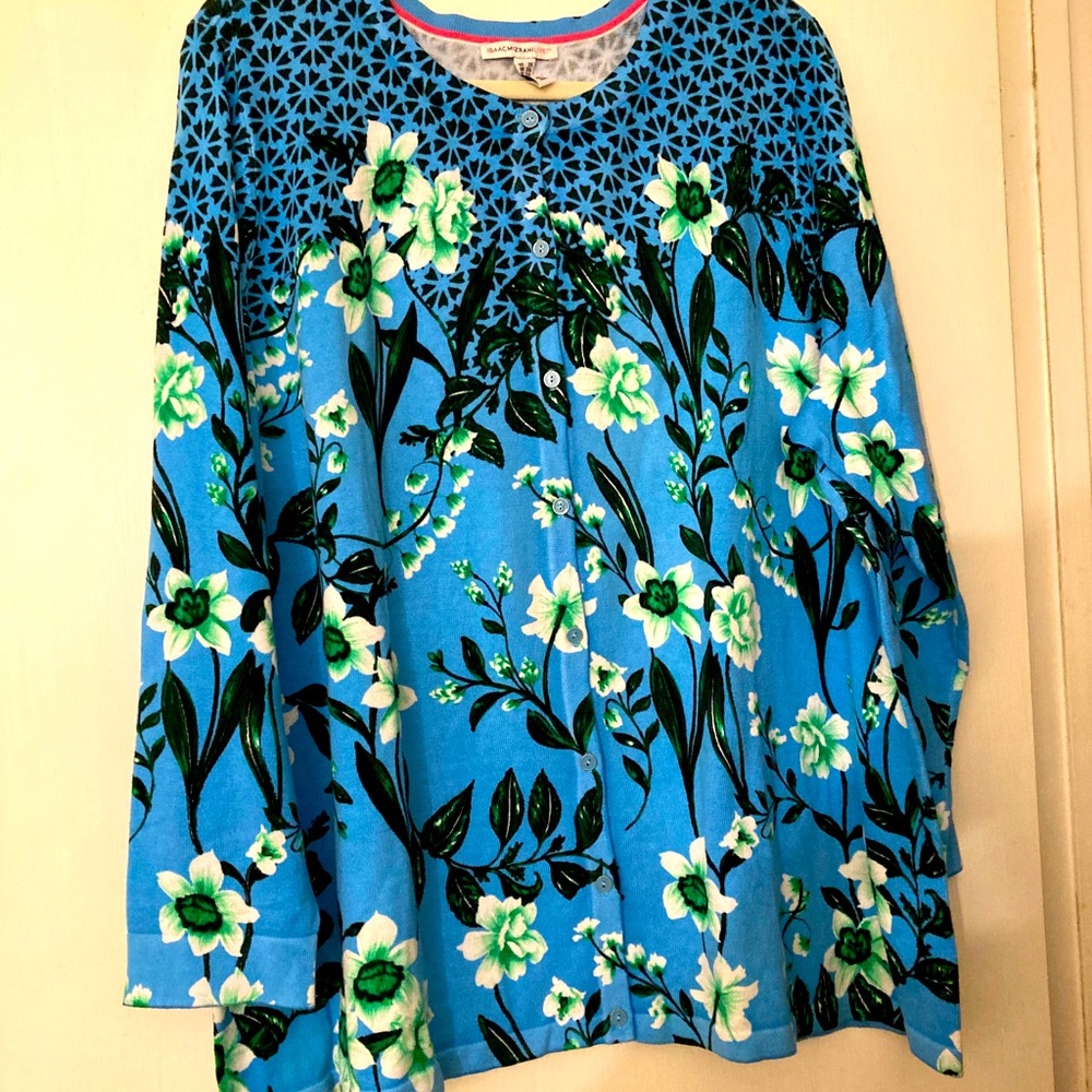 Never worn Isaac Mizrahi sweater.